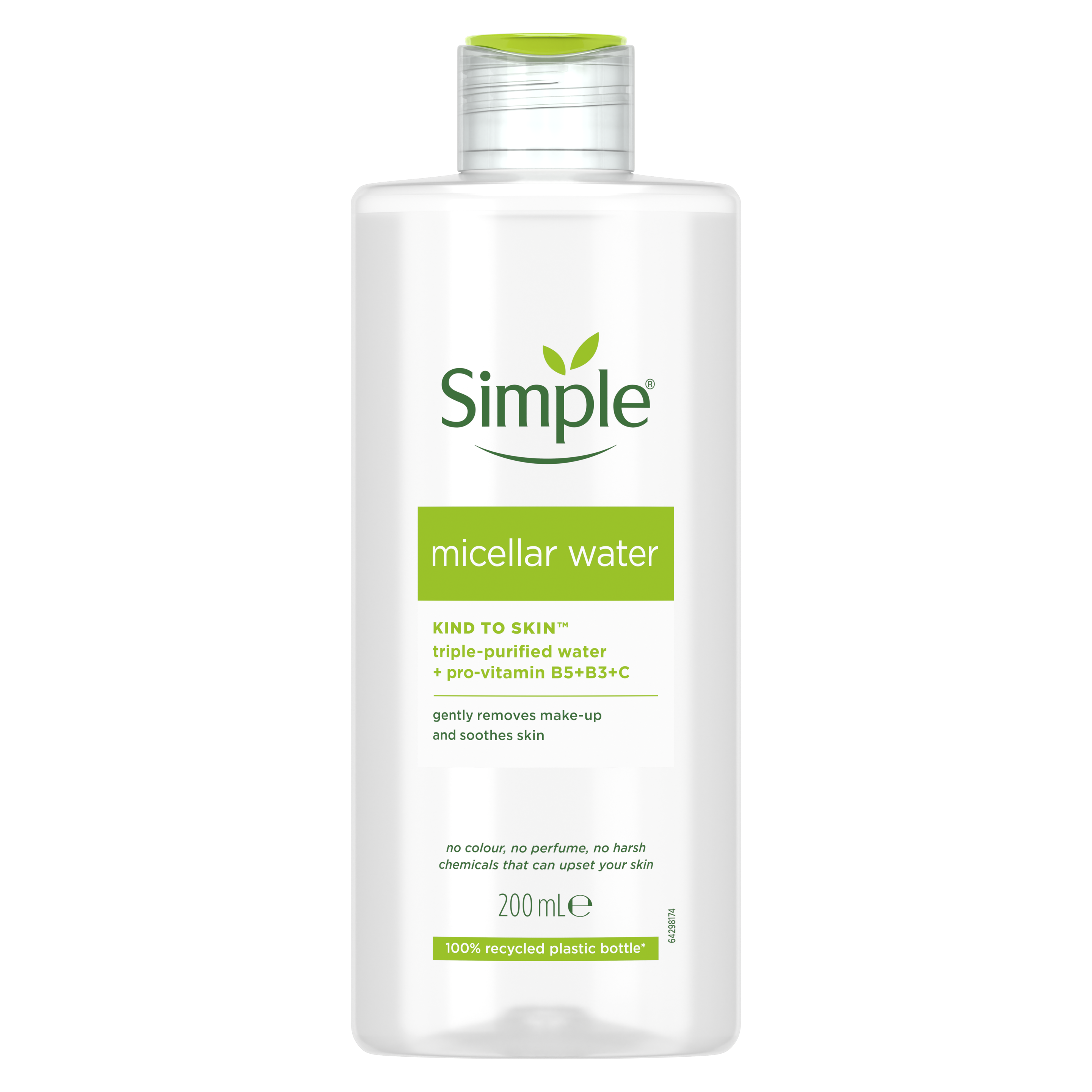 Simple Kind to Skin Micellar Cleansing Water 200ml bottle