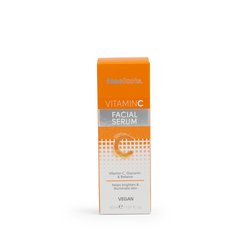 Face Facts Vitamin C Brightening Facial Serum 30ml box