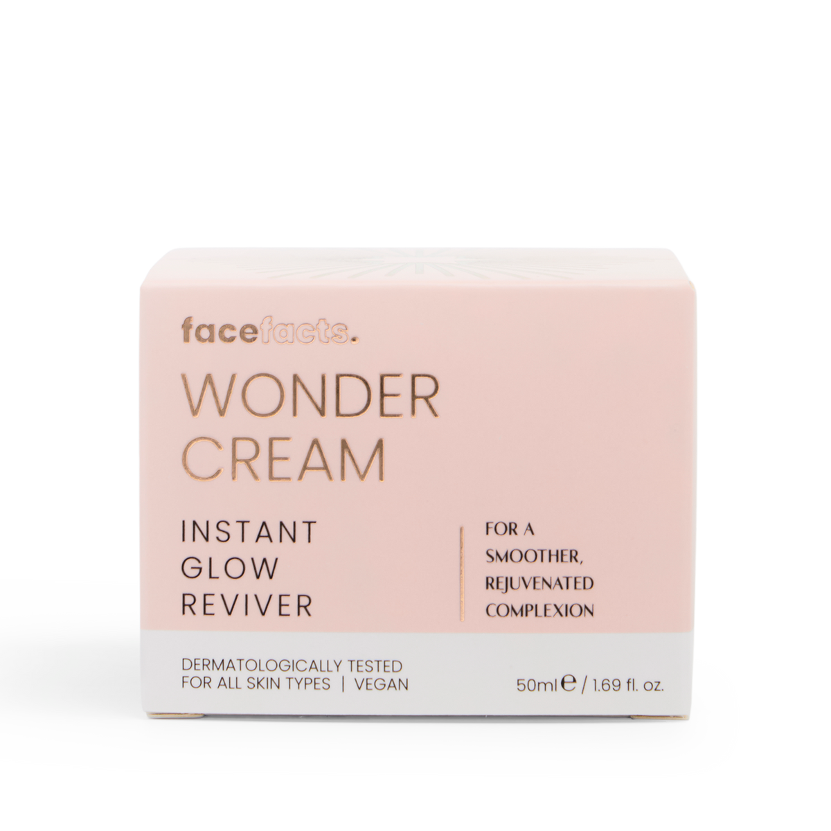 Face Facts Wonder Cream Instant Glow Reviver 50ml box
