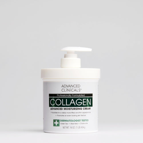 Advanced Clinicals Collagen Skin Rescue Cream 454g