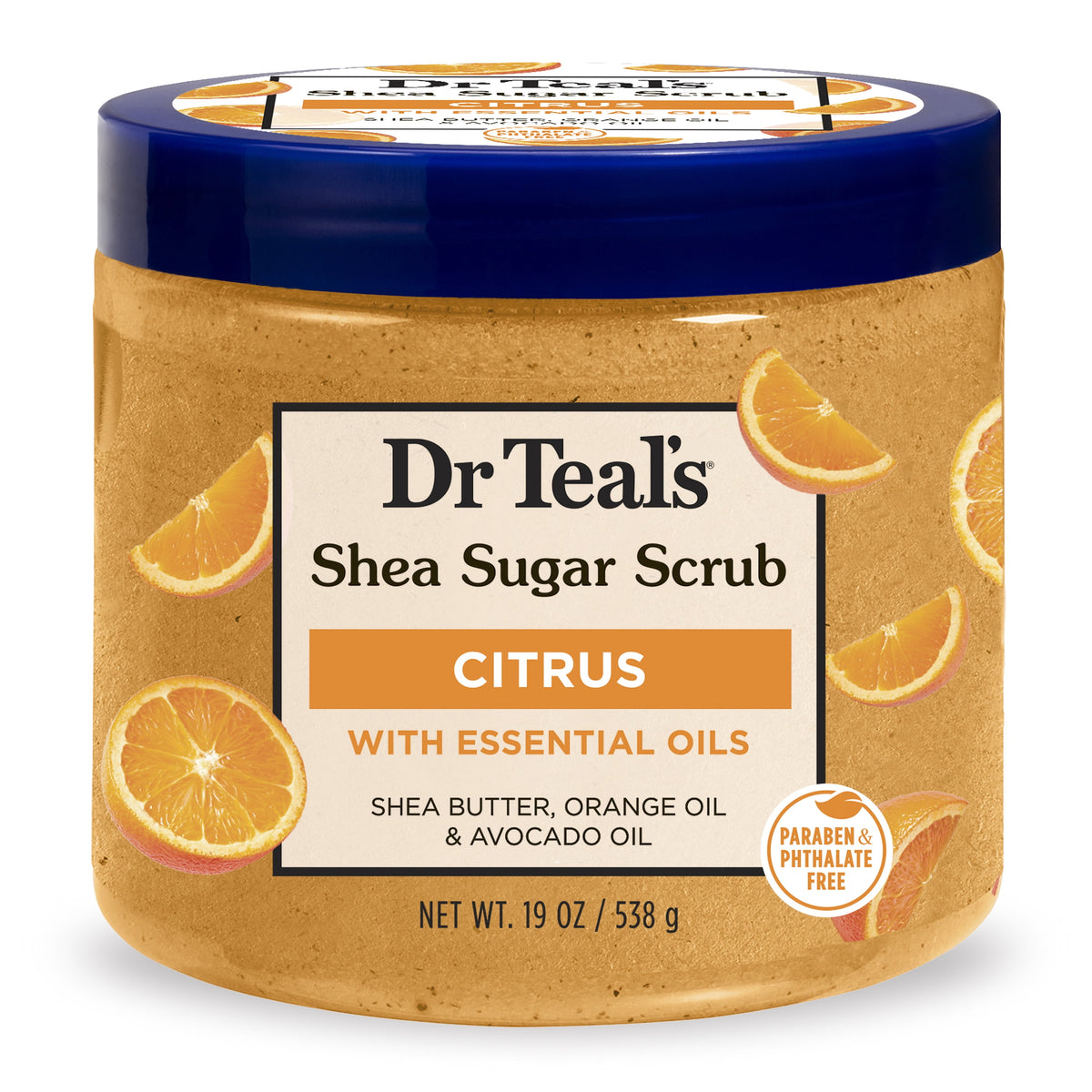 Dr Teal's Shea Sugar Body Scrub with Vitamin C 538g