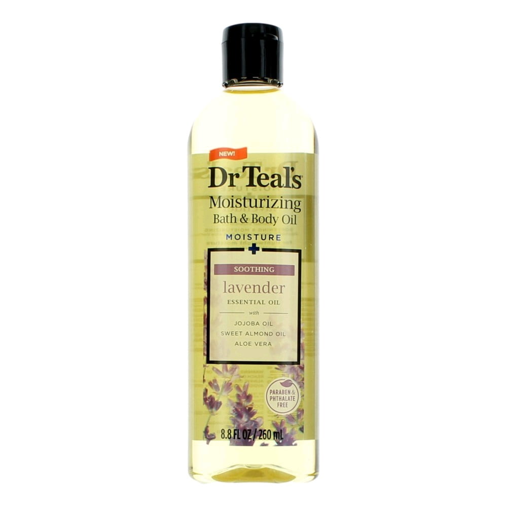 Dr Teal's Moisturizing Bath & Body Oil Soothe & Sleep Lavender 8.8 fl oz