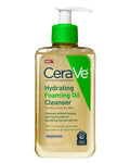 CeraVe Hydrating Foaming Oil Cleanser 237ml for dry to very dry skin – front of bottle