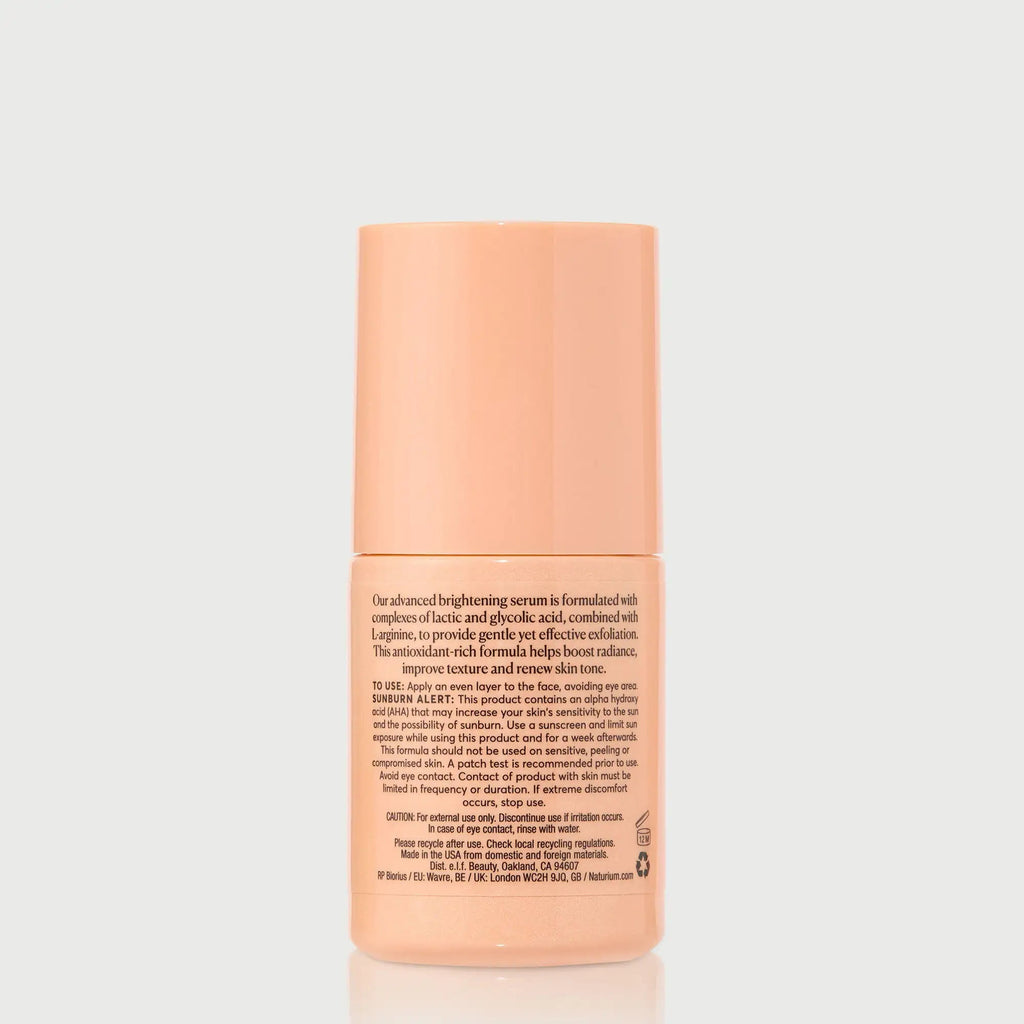 Naturium Multi-Bright Advanced Serum 30ml back label with ingredients