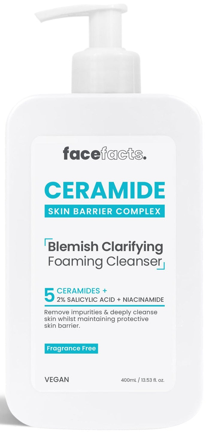 Face Facts Ceramide Blemish Foaming Cleanser 400ml bottle