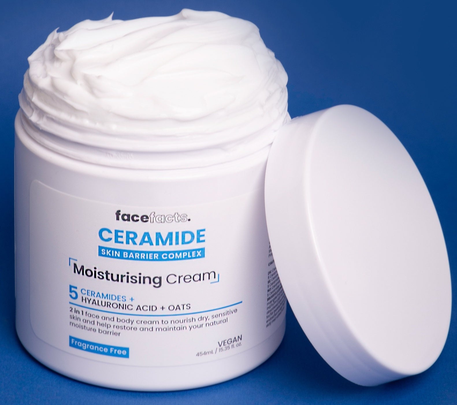 Face Facts Ceramide Moisturising Body Cream 454ml tub