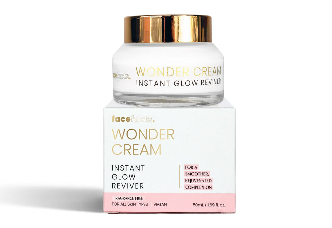 Face Facts Wonder Cream Instant Glow Reviver Fragrance Free 50ml jar