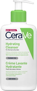 CeraVe Hydrating Cleanser 236ml for normal to dry skin – front of bottle