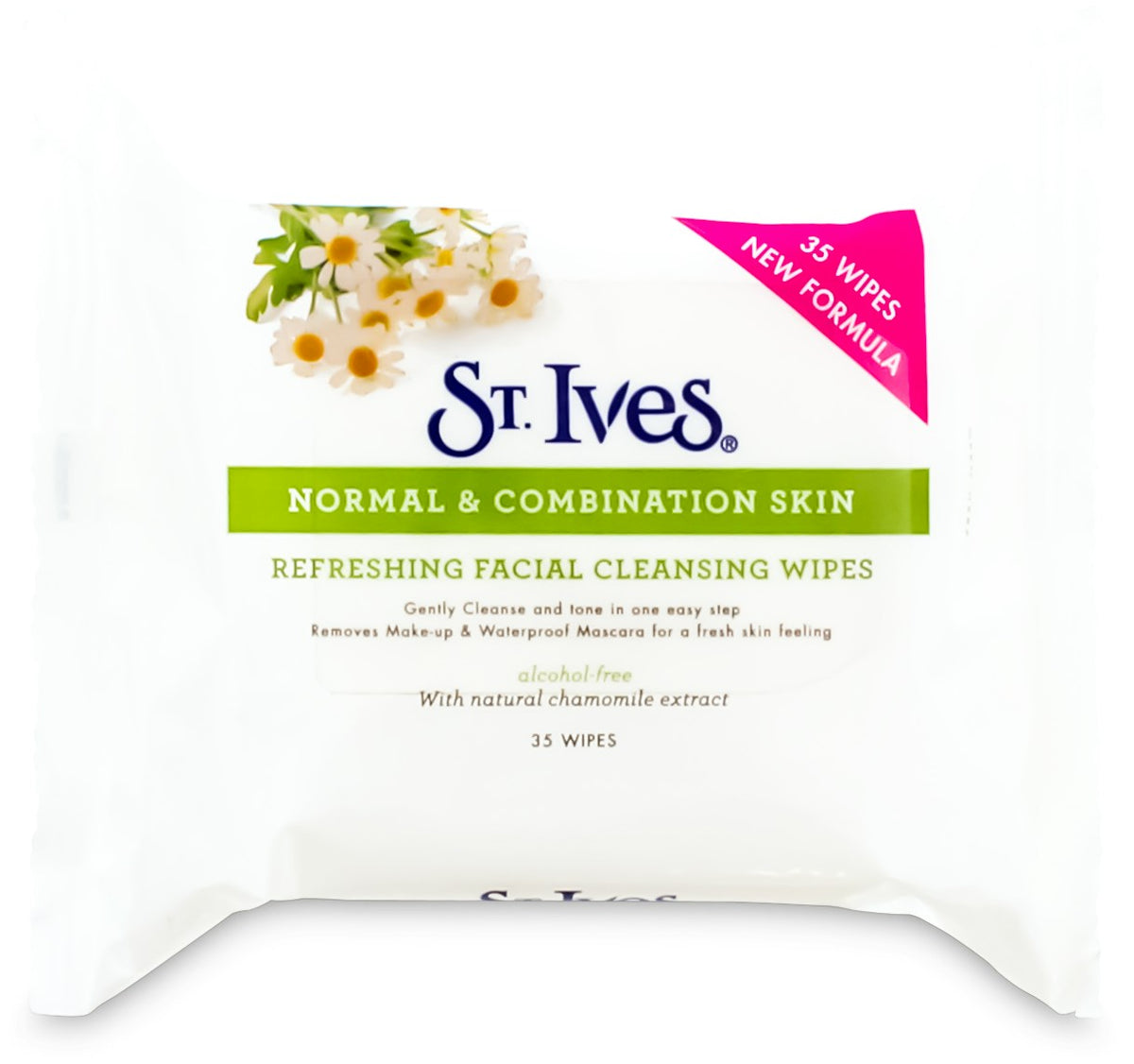 St. Ives Normal & Combination Refreshing Facial Cleansing Wipes 35ct